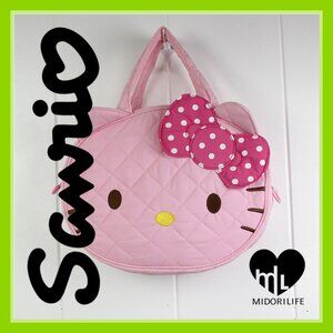 SANRIO HELLO KITTY Quilted Kawaii Face Bag